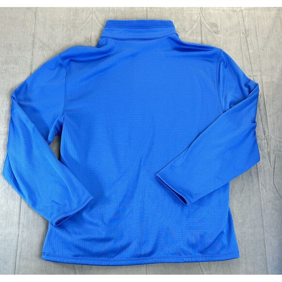 Izod PerformX Waffle Knit Jacket Mens XL Full Zip Blue Running Outdoors Golf - Picture 3 of 12